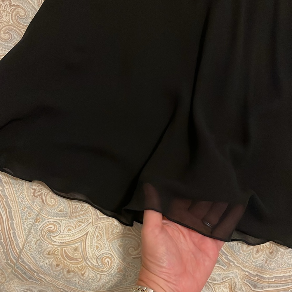 Elegant Tufi Duek Black Silk Dress - Picture 4 of 7